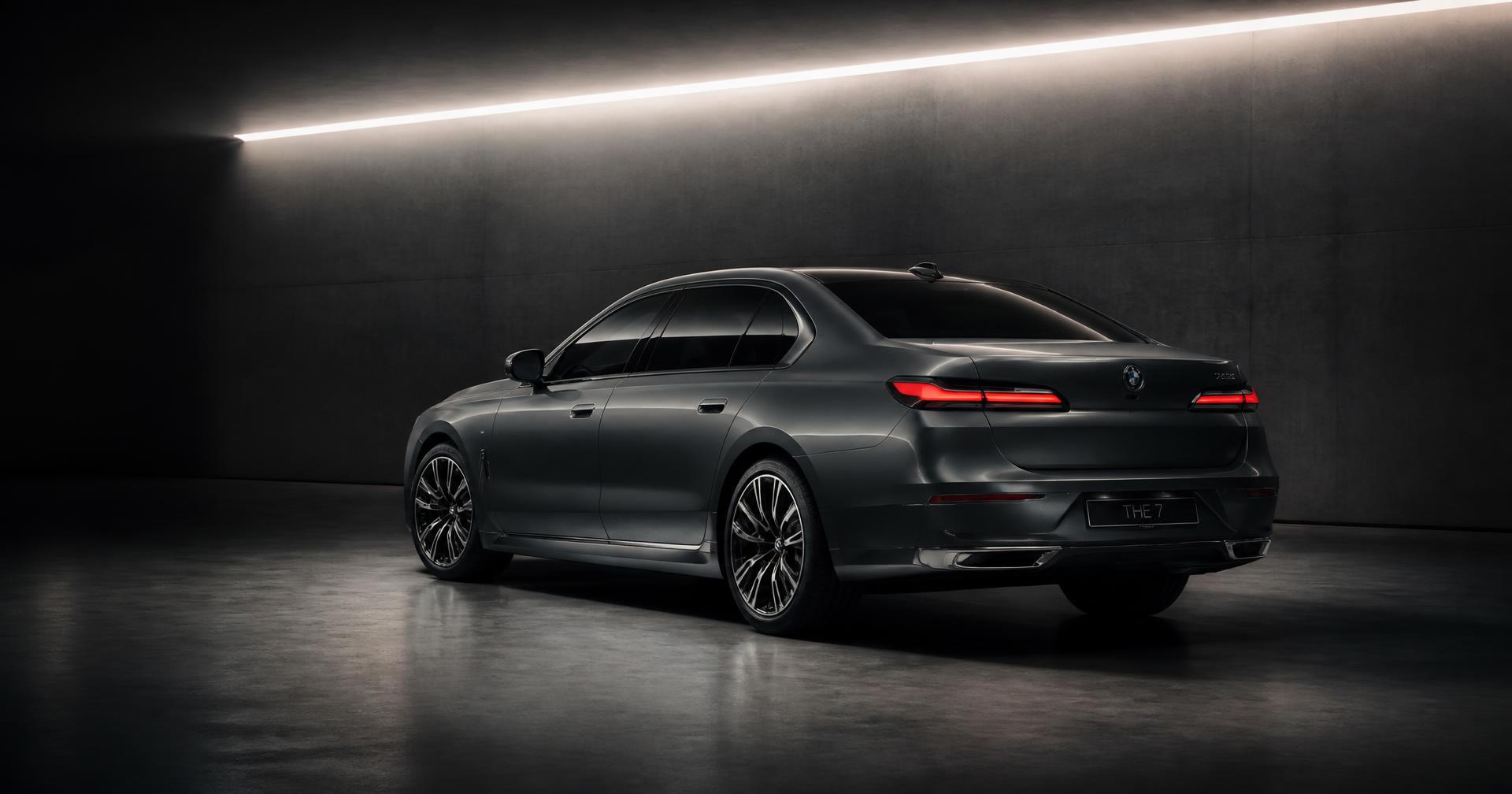 Luxury sedan detailed and photographed in a dark studio